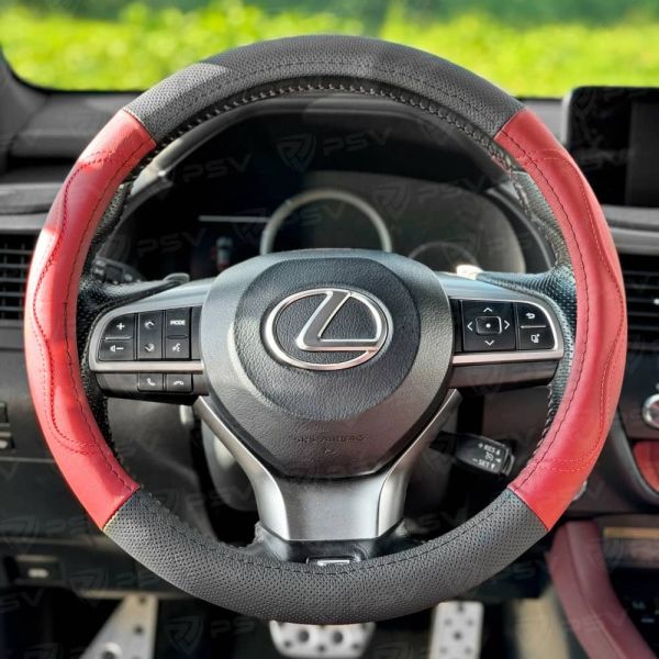 Оплетка на руль кожаная PSV "Galant" черно-красная M (перфорация) Оплетка на руль кожаная PSV "Galant" черно-красная M (перфорация)