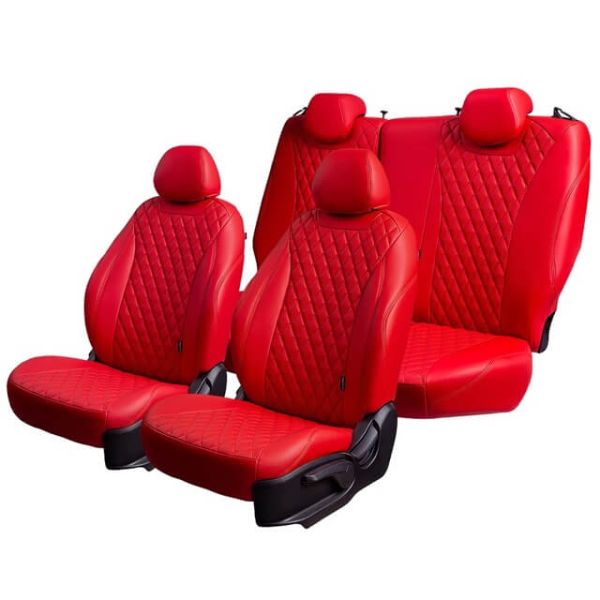 Чехлы Премиум Экокожа Байрон Ромб на Ravon Nexia R3 с 2015+