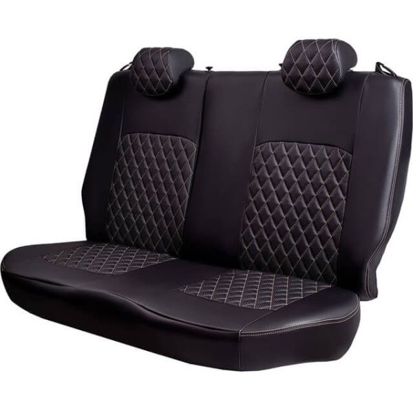 Чехлы Экокожа Турин Ромб на Chery Fora