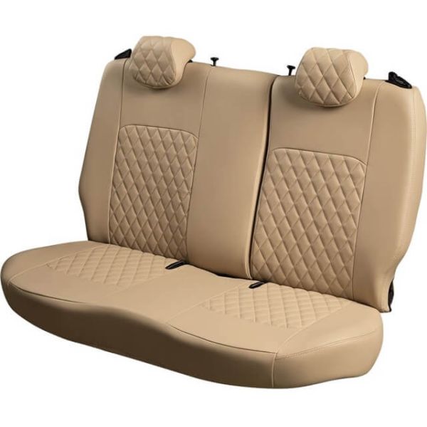 Чехлы Экокожа Турин Ромб на Chery Fora