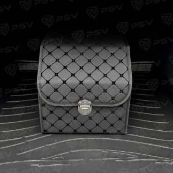 Органайзер Сумка-органайзер 3D "Звезда" 30х30х30см Черный Ромб Черный Экокожа S Органайзер Сумка-органайзер 3D "Звезда" 30х30х30см Черный Ромб Черный Экокожа S